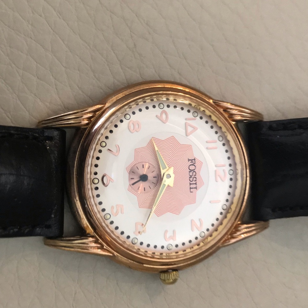 Fossil Genuine Brown Leather Watch